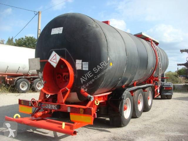 Semitrailer Trailor 33000L 3 ESSIEUX 1991