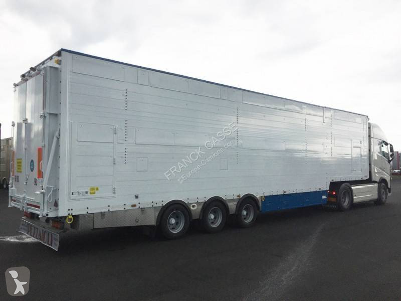 Semitrailer Pezzaioli 2 étages - 2 compartiments