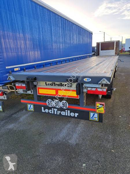 Semi Reboque Lecitrailer Estrado Caixa Aberta 3 Eixos Novo N8050687