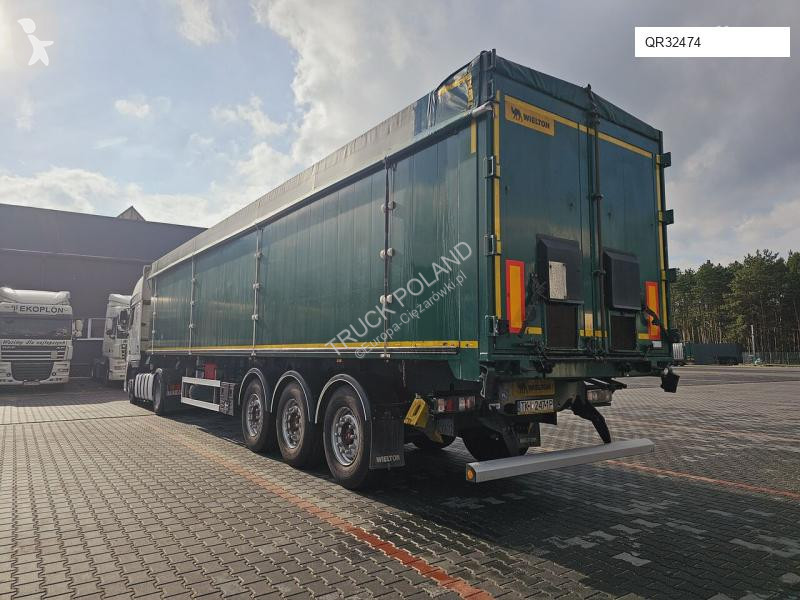 Semitrailer Wielton wywrotka 66m3 / 29 PALETOWA...