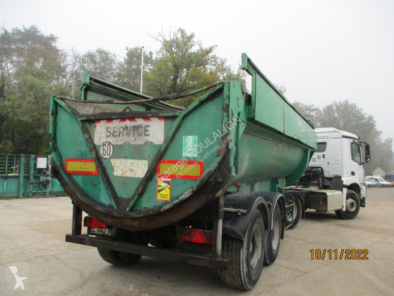 Semitrailer Pomiers 2 essieux BENNE À EJECTION...