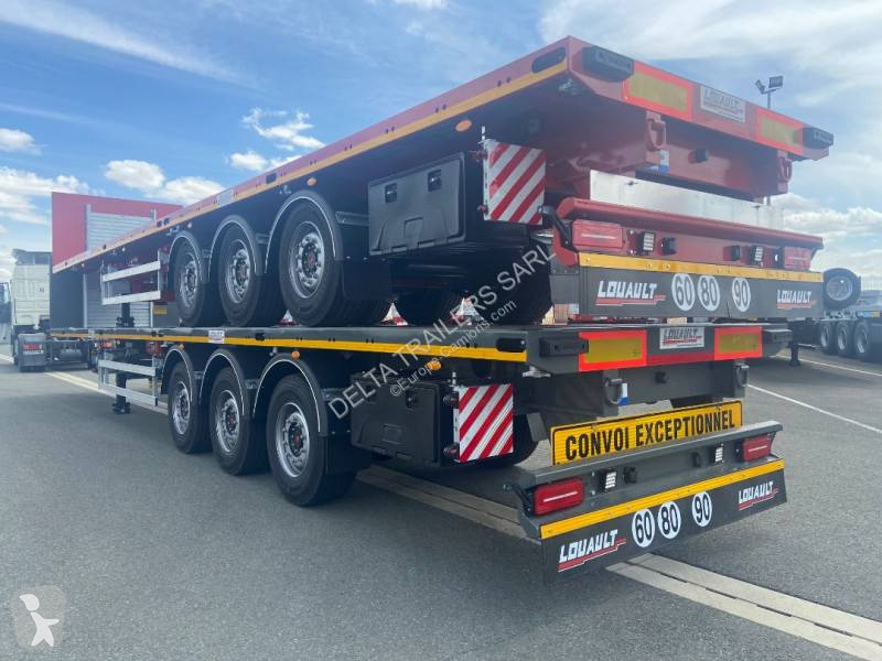 Semitrailer Louault Ranchers + Twistlocks et...