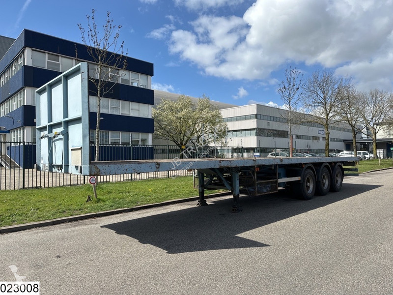 Semitrailer Nooteboom open laadbak 42000 KG,...