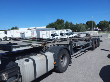 Semitrailer containertransport Trouillet