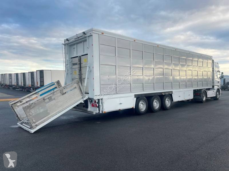 Semitrailer Lecitrailer 3 étages GUITTON