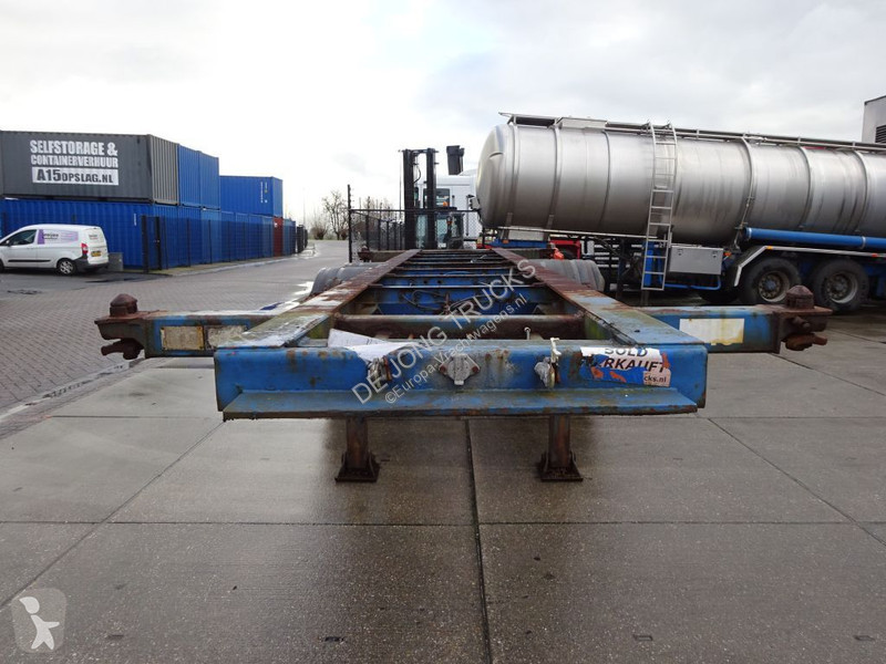 Semi reboque Groenewegen 20 FT Chassis / Steel...