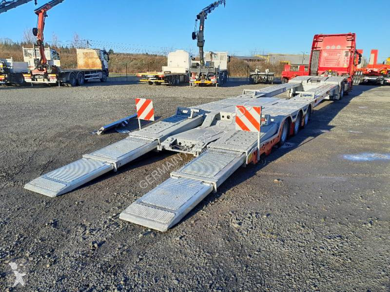 Semitrailer FGM Porte camion 3 essieux