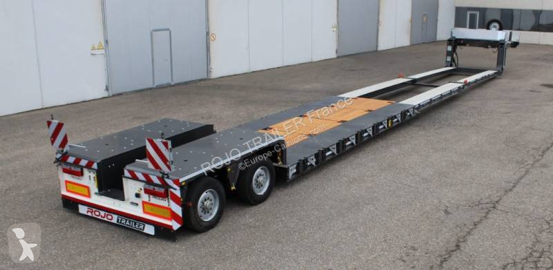 Semitrailer Rojo Trailer PORTE-ENGINS...