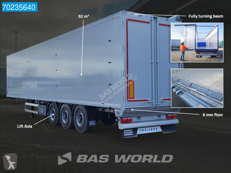 Semitrailer Knapen K100 3 axles NEW Directly...