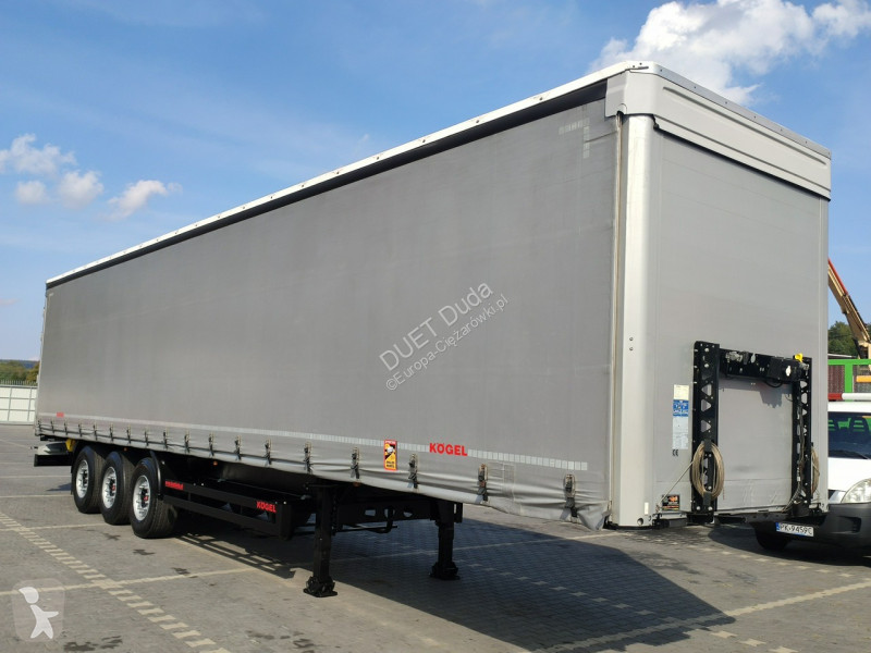 Semitrailer Kögel Coil mulda 3 Osie SAF Dach i...