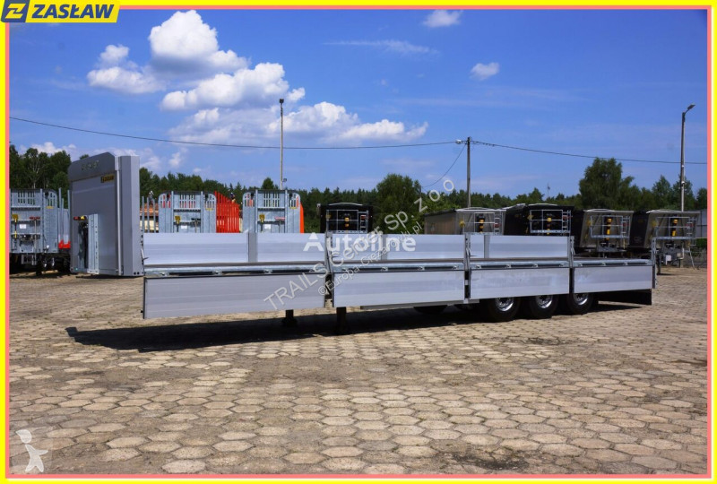 نصف مقطورة Zasław ALU sides 800 mm. HEAVY...