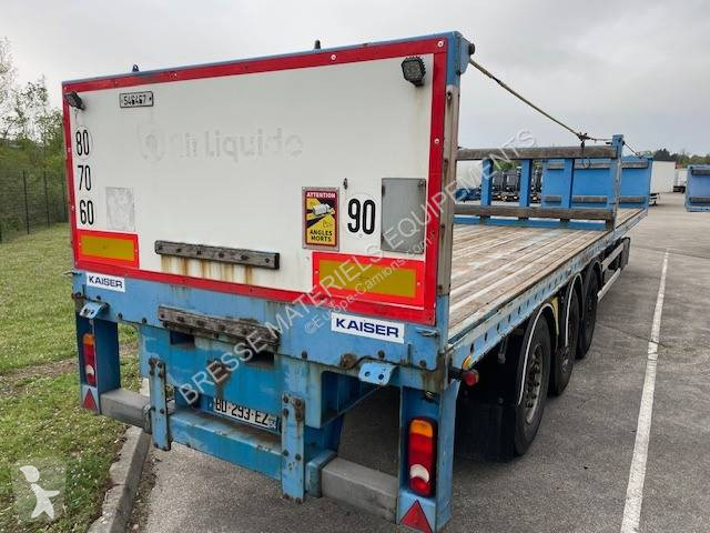 Semitrailer Kaiser plateaux 3 essieux