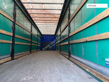 Semitrailer skjutbara ridåer (flexibla skjutbara sidoväggar) Krone