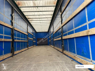 Semitrailer skjutbara ridåer (flexibla skjutbara sidoväggar) Krone