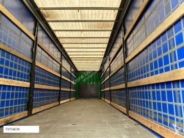 Semitrailer skjutbara ridåer (flexibla skjutbara sidoväggar) Krone
