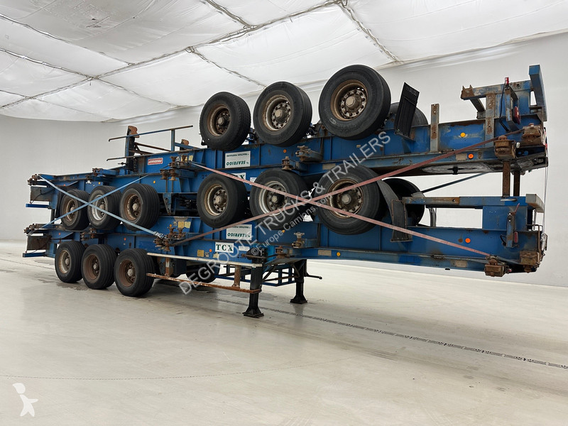 Oplegger Fruehauf Stack 4 x Skelet 2 x 20-40 ft
