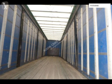 Semitrailer skjutbara ridåer (flexibla skjutbara sidoväggar) Krone