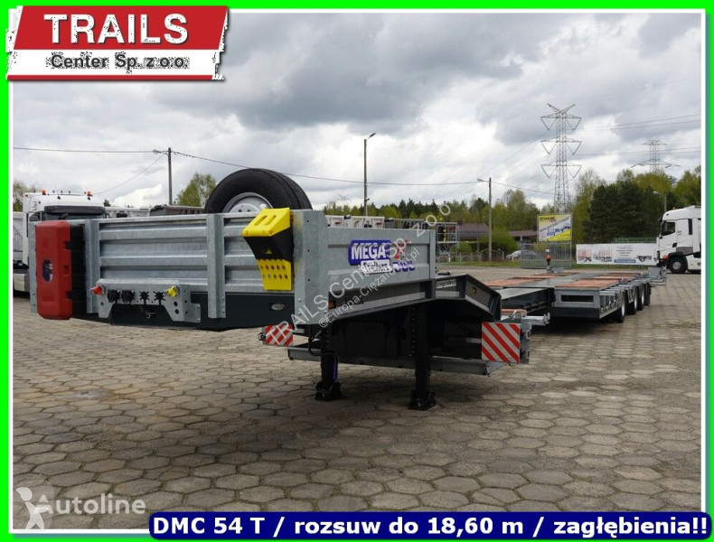 Sættevogn Mega Extandable Low-loader 18.60 m 2...
