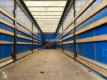 Semitrailer skjutbara ridåer (flexibla skjutbara sidoväggar) Krone