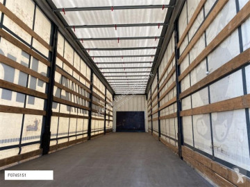 Semitrailer skjutbara ridåer (flexibla skjutbara sidoväggar) Krone