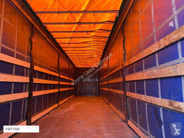 Semitrailer skjutbara ridåer (flexibla skjutbara sidoväggar) Krone