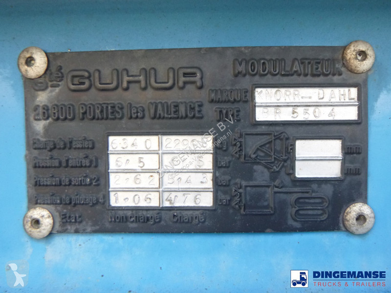 Semiremorca Guhur Low-pressure gas tank steel...