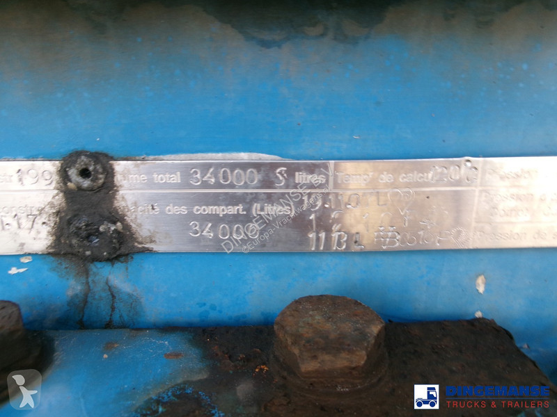 Semiremorca Magyar Chemical tank inox L4BH 34...
