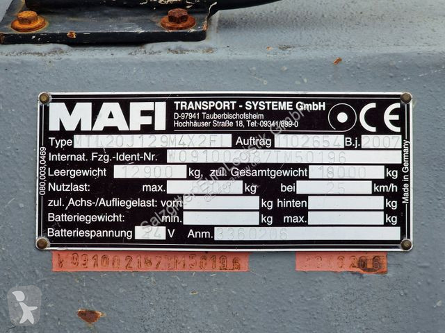 Oplegger  MAFI / UMSETZER / TERBERG / KAMAG