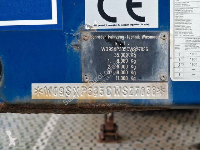 نصف مقطورة Schröder Schröder S11/24-P2-13,55 /...