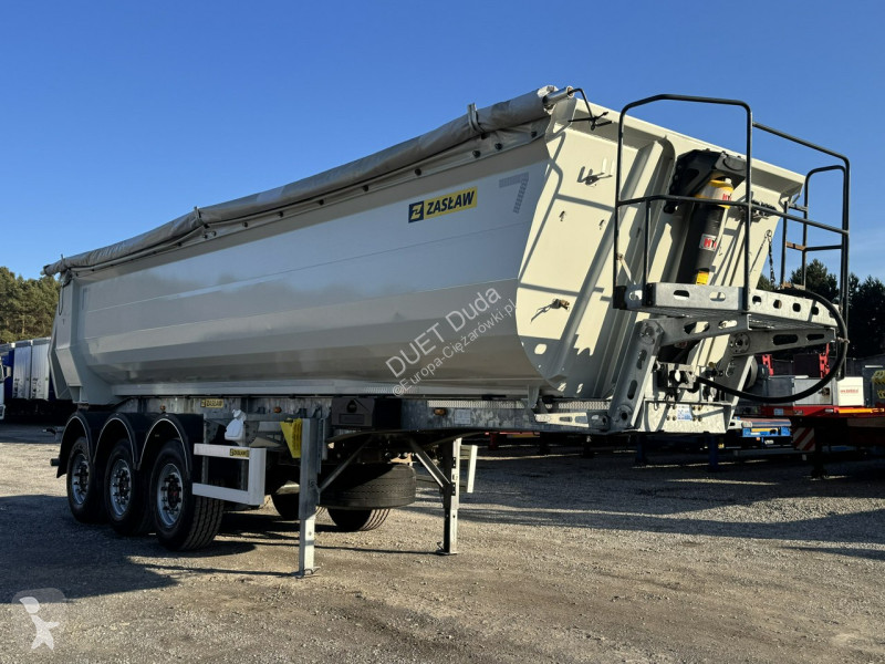 Semitrailer Zasław D-653A Mulda Stalowa Hardox 30m