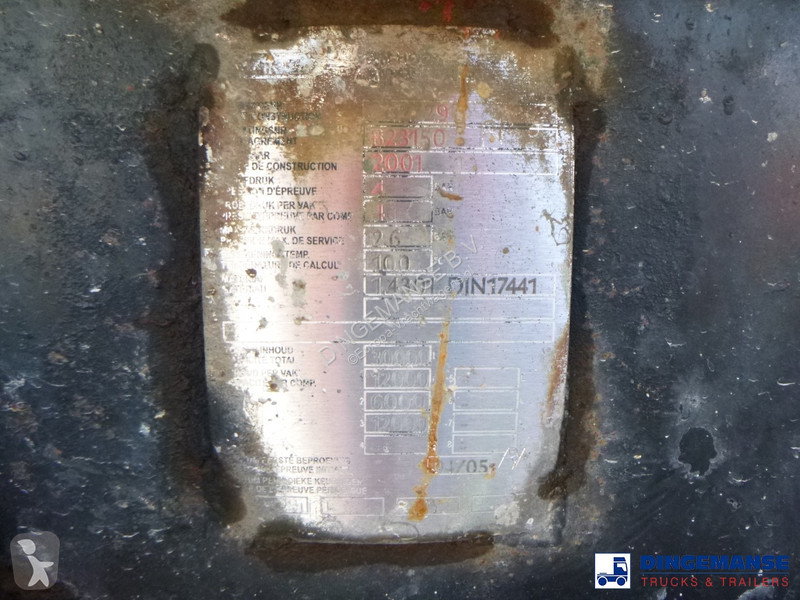 Semiremorca Van Hool Chemical tank inox L4BH 30...