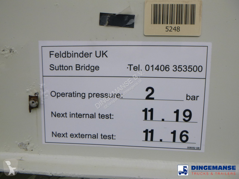 Semiremorca Feldbinder Powder tank alu 50 m3 /...