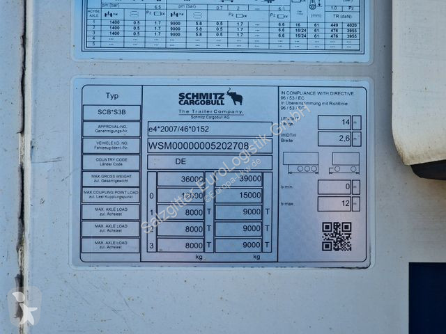 Semi reboque Schmitz Cargobull 24/L - 13.4 FP...