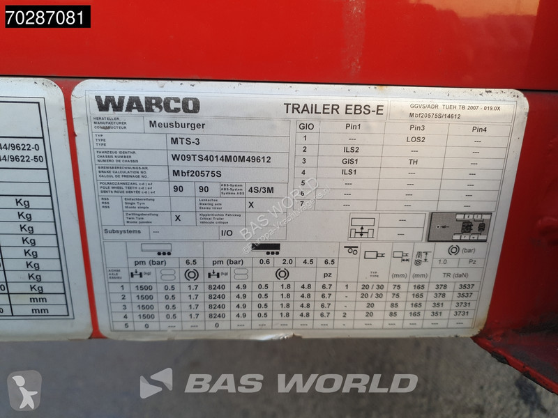 Semiremorca Meusburger MTS-4 4 axles Extendable...