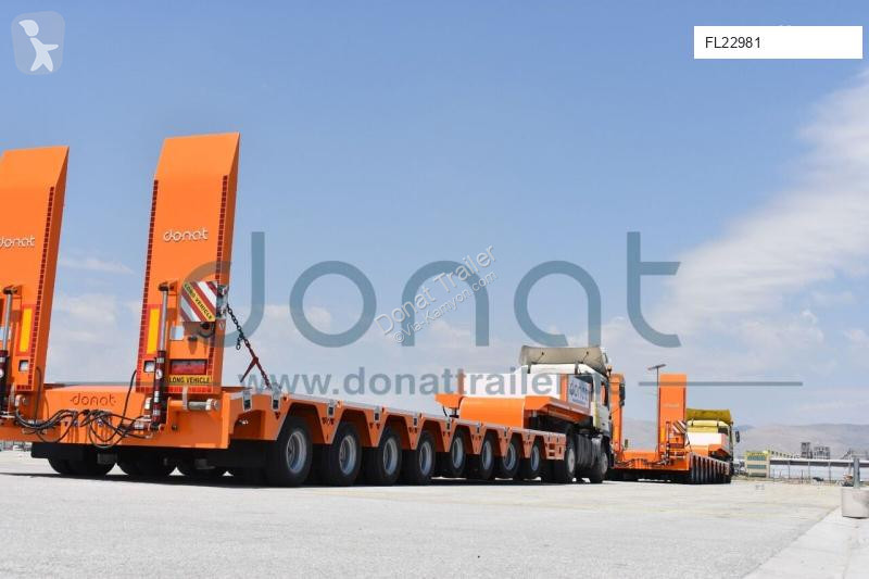 Semiremorca Donat 8 axle lowbed with hydraulic...
