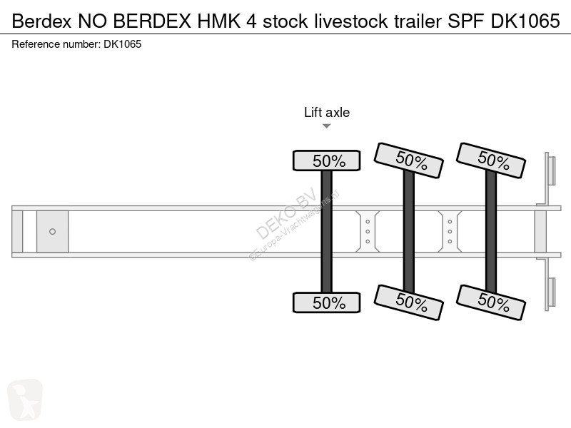 نصف مقطورة Berdex NO BERDEX HMK 4 stock...