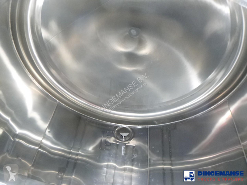 نصف مقطورة Van Hool Food tank inox 62 m3 / 3 comp