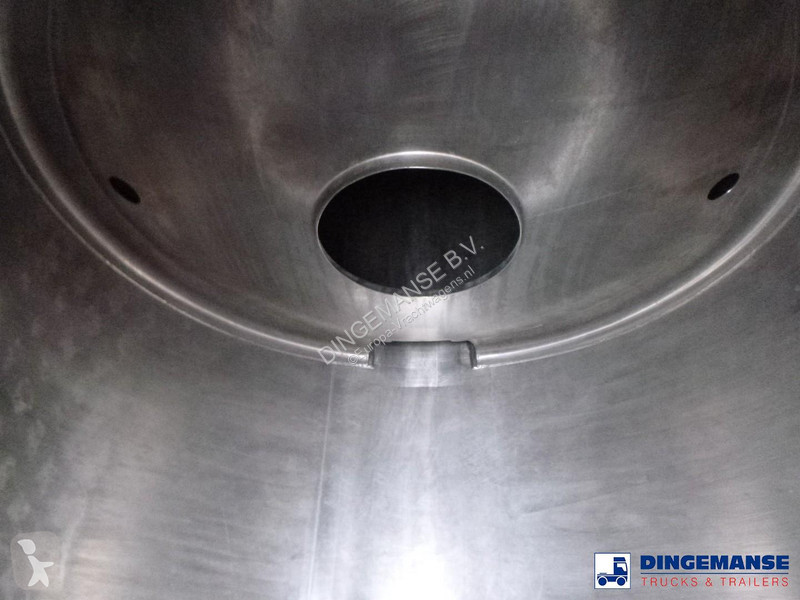نصف مقطورة Burg Chemical tank inox L4BH 30 m3 /...