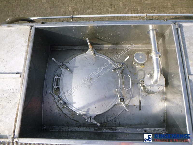 نصف مقطورة Burg Chemical tank inox L4BH 32.5 m3...