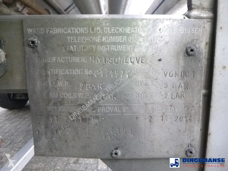 نصف مقطورة Maisonneuve Chemical tank inox (non...
