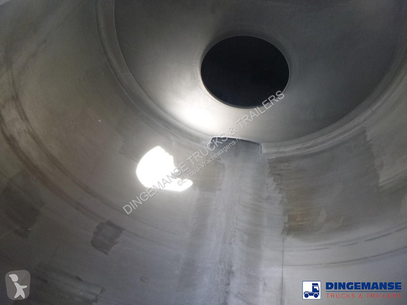 نصف مقطورة Burg Chemical tank inox L4BH 22.5 m3...