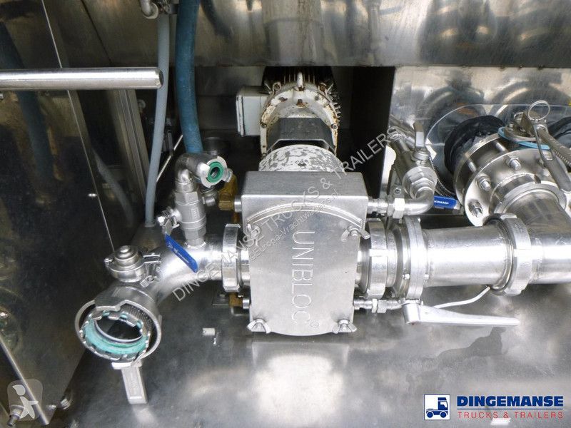 نصف مقطورة Van Hool Food tank inox 36 m3 / 4...