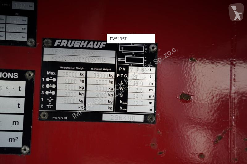 Полуремарке Fruehauf STANDARD