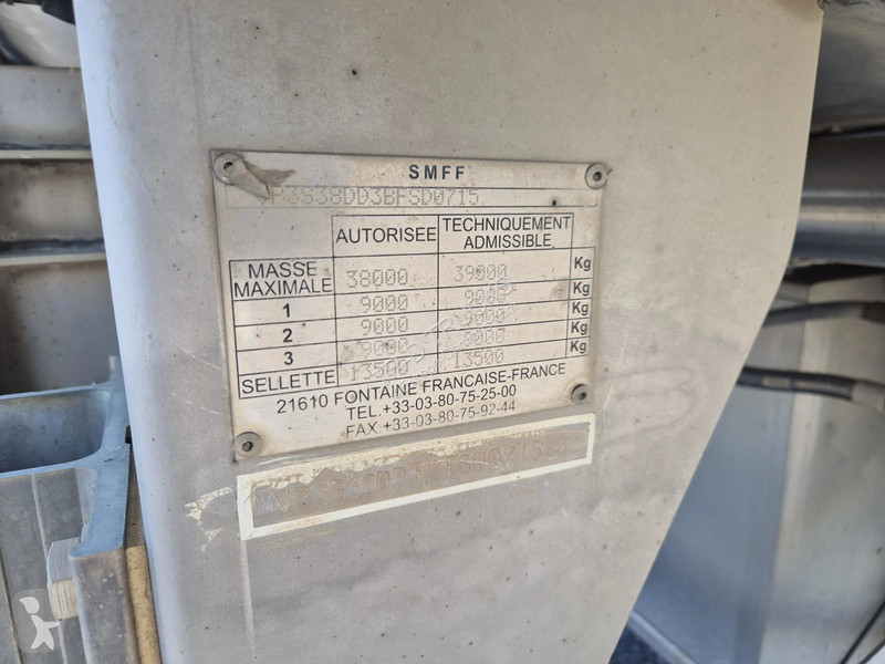 نصف مقطورة Magyar 29000L INSULATED INOX TANK -...