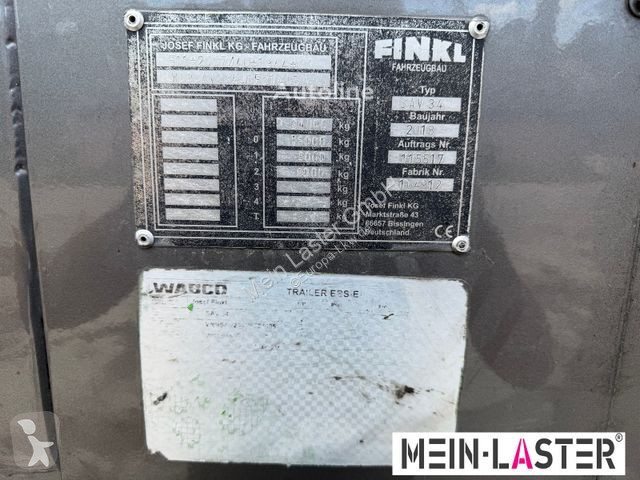 نصف مقطورة Finkl ANDERE  3 + 4 Stock/ Hubdach /...
