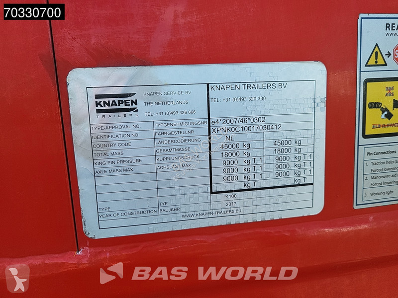 Semirimorchio Knapen K100 NL Trailer APK 05/27...