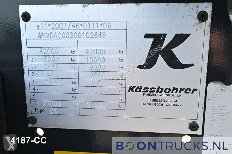 نصف مقطورة Kässbohrer MULTICONT |...