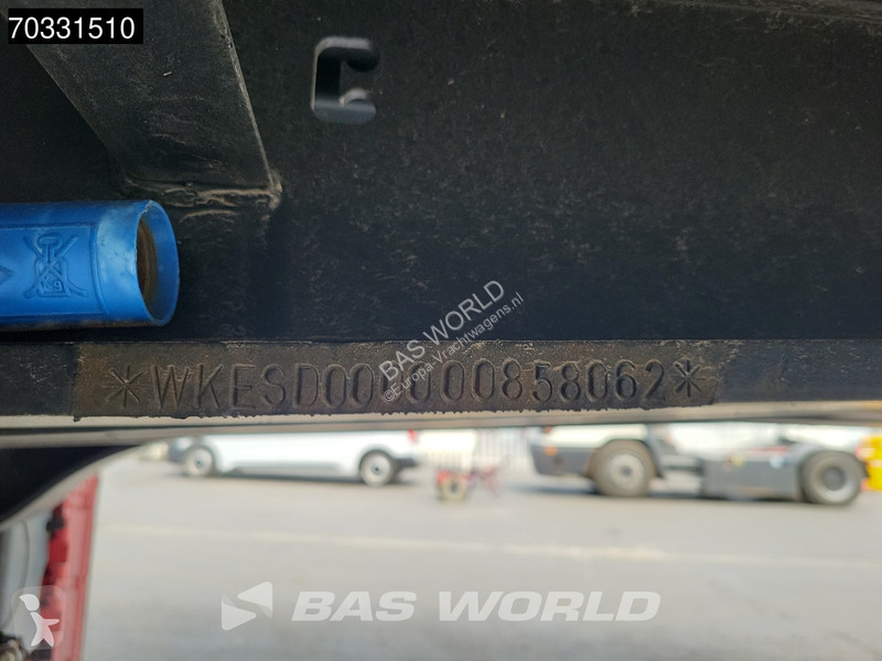 نصف مقطورة Krone Tailgate Lift Axle Palletbox