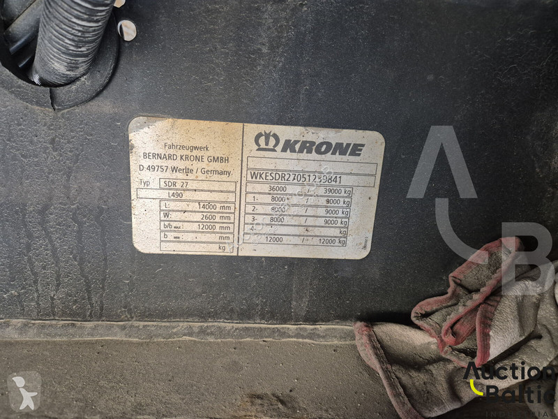 Semi remorque Krone 27