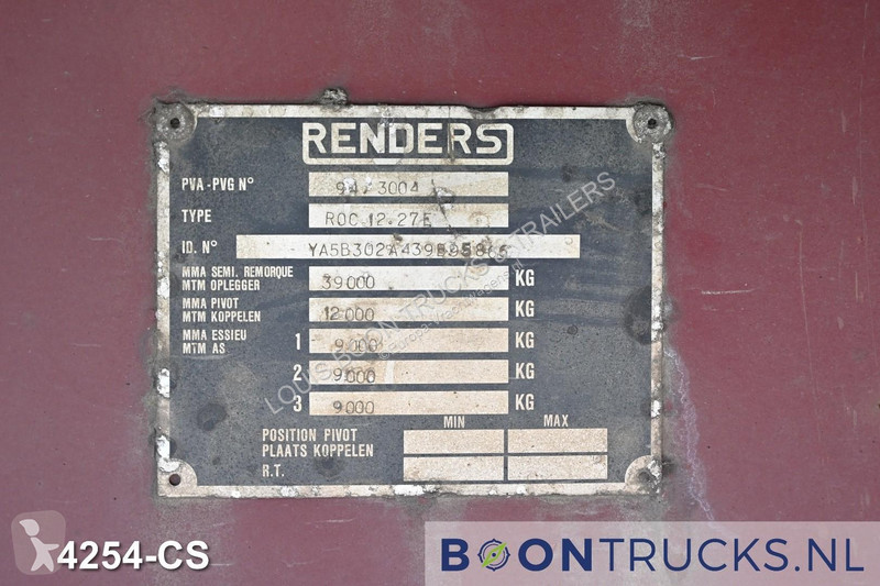 Полуприцеп Renders ROC 12.27E + KOOIAAP | LIFT...